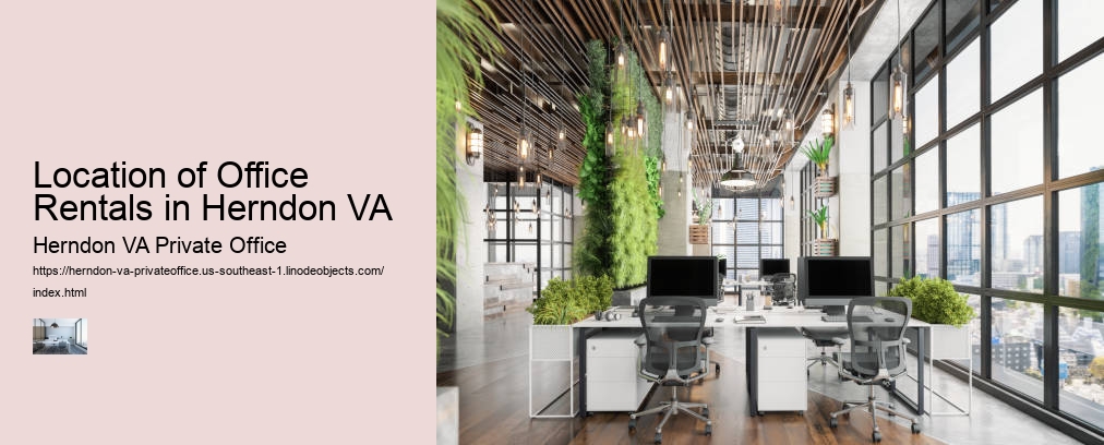 Location of Office Rentals in Herndon VA